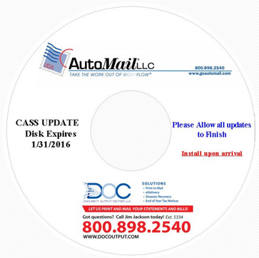 AutoMail CASS Disk